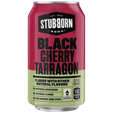 stubborn soda black cherry tarragon